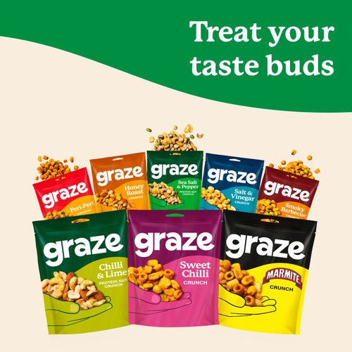 Graze Chilli & Lime Protein Mixed Nuts Sharing Bag Snack thumbnail 4