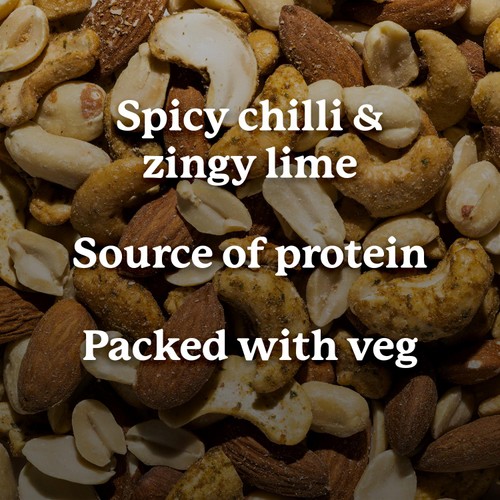 Graze Chilli & Lime Protein Mixed Nuts Sharing Bag Snack thumbnail 5