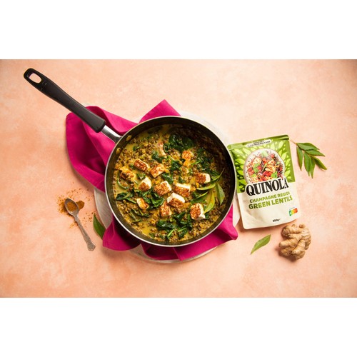 Quinola Ready to Eat Champagne Region Green Lentils thumbnail 3