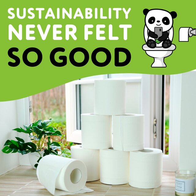 The Cheeky Panda Luxury Quilted Bamboo Toilet Tissue thumbnail 9