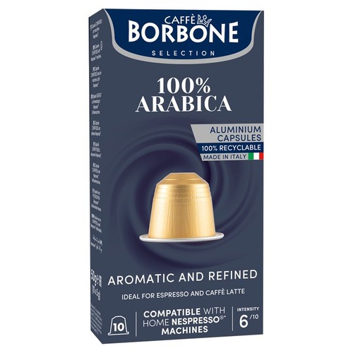 Caffe Borbone 100% Arabica Intensity 6 Nespresso Compatible Capsules thumbnail 2