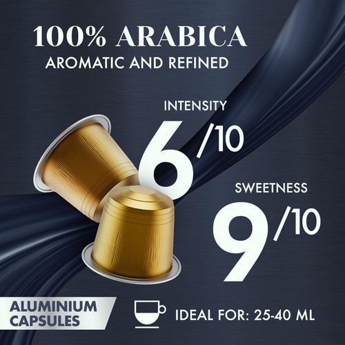 Caffe Borbone 100% Arabica Intensity 6 Nespresso Compatible Capsules thumbnail 3
