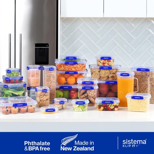Sistema Klip It Plus 2.2L Containers 3 Pack Airtight Food Storage thumbnail 6