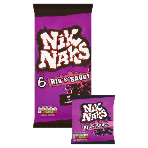 Nik Naks Rib 'N' Saucy Multipack Crisps