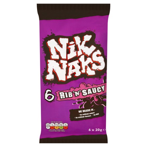 Nik Naks Rib 'N' Saucy Multipack Crisps thumbnail 2