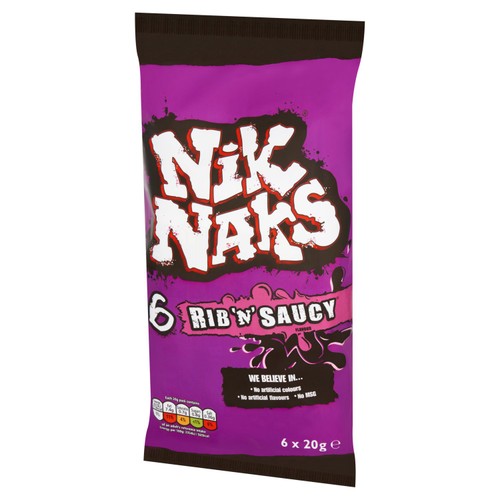 Nik Naks Rib 'N' Saucy Multipack Crisps thumbnail 3