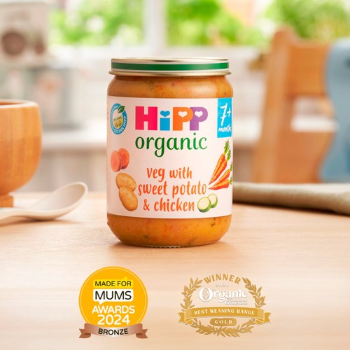 HiPP Organic Veg With Sweet Potato & Chicken Baby Food Jar 7+ Months  thumbnail 6