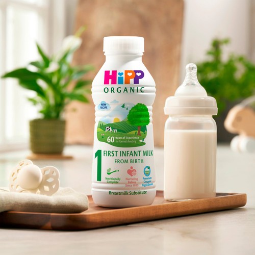 HiPP Organic 1 First Infant Baby Milk Liquid Formula From Birth  thumbnail 3