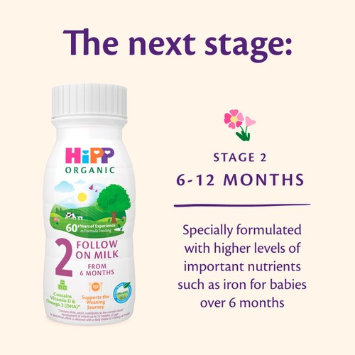 HiPP Organic 1 First Infant Baby Milk Liquid Formula From Birth  thumbnail 5