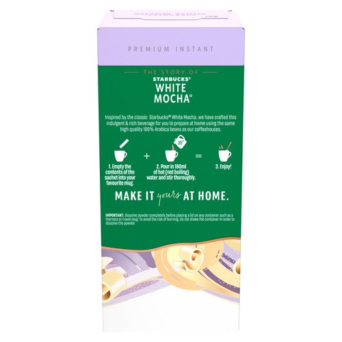 Starbucks Frothy Mixes - White Mocha 5 sachets thumbnail 5