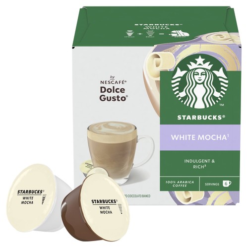 Starbucks by Nescafe Dolce Gusto White Mocha 6 Drinks thumbnail 5