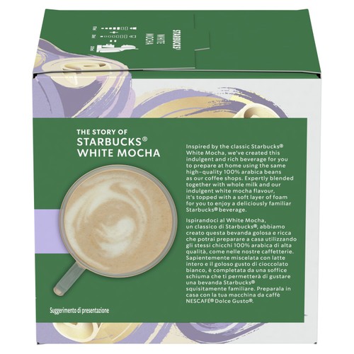 Starbucks by Nescafe Dolce Gusto White Mocha 6 Drinks thumbnail 10