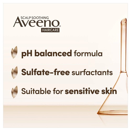 Aveeno Smoothing Rosewater & Chamomile Shampoo for Frizzy Flyaway Hair  thumbnail 4