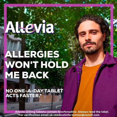 Allevia Hayfever Allergy Relief Tablets Fexofenadine thumbnail 2