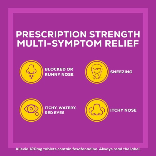 Allevia Hayfever Allergy Relief Tablets Fexofenadine thumbnail 6