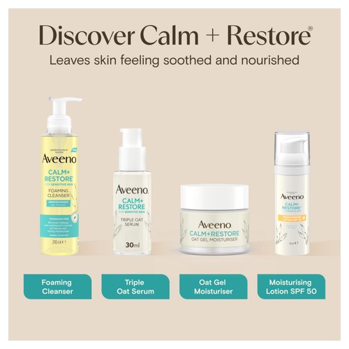 Aveeno Face Calm+Restore Rehydrating Night Cream Moisturiser thumbnail 8