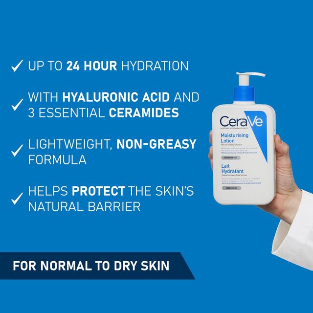 CeraVe Moisturising Lotion with Ceramides for Dry to Very Dry Skin thumbnail 6