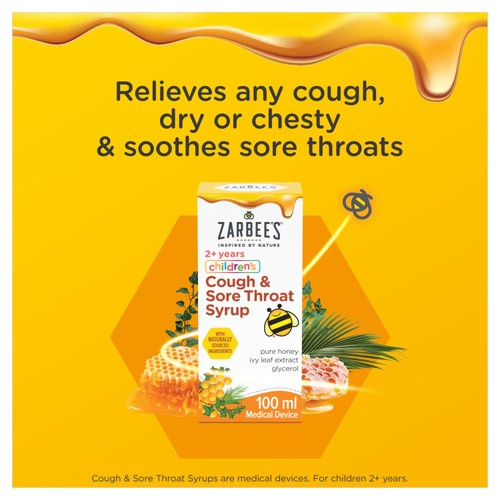 Zarbee's Children's Cough & Sore Throat Syrup thumbnail 3