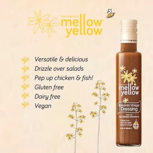 Farringtons Mellow Yellow Balsamic Vinegar Dressing thumbnail 5
