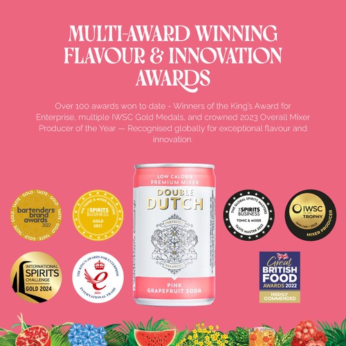 Double Dutch Pink Grapefruit Soda thumbnail 3