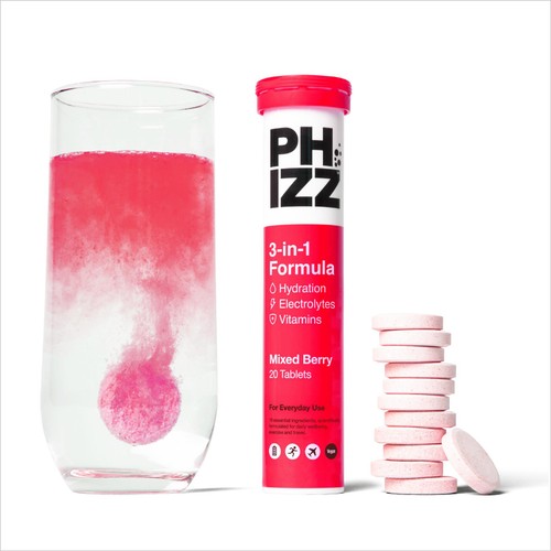 Phizz Mixed Berry 3-in-1 Hydration, Electrolytes and Vitamins Effervescent thumbnail 3