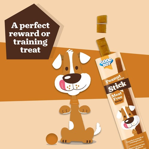 Good Boy Stick Dog Treat Peanut Butter thumbnail 2