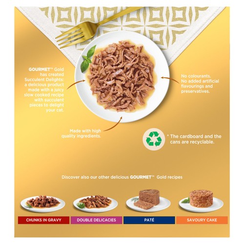 Gourmet Gold Succulent Delights Wet Cat Food thumbnail 8