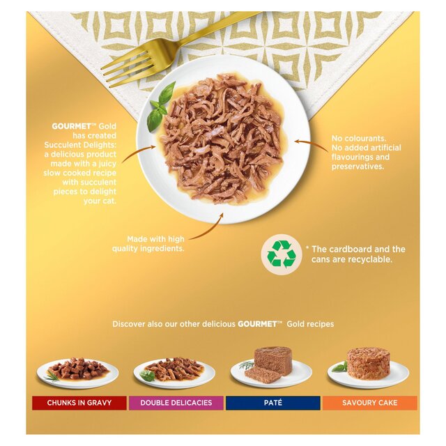 Gourmet Gold Succulent Delights Wet Cat Food thumbnail 9