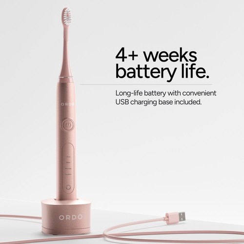 Ordo Sonic+ Toothbrush & Charging Travel Case - Rose Gold thumbnail 6