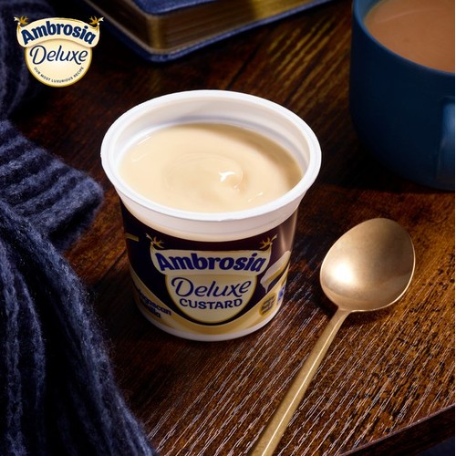 Ambrosia Deluxe Custard Madagascan Vanilla Dessert Snack Pots thumbnail 4
