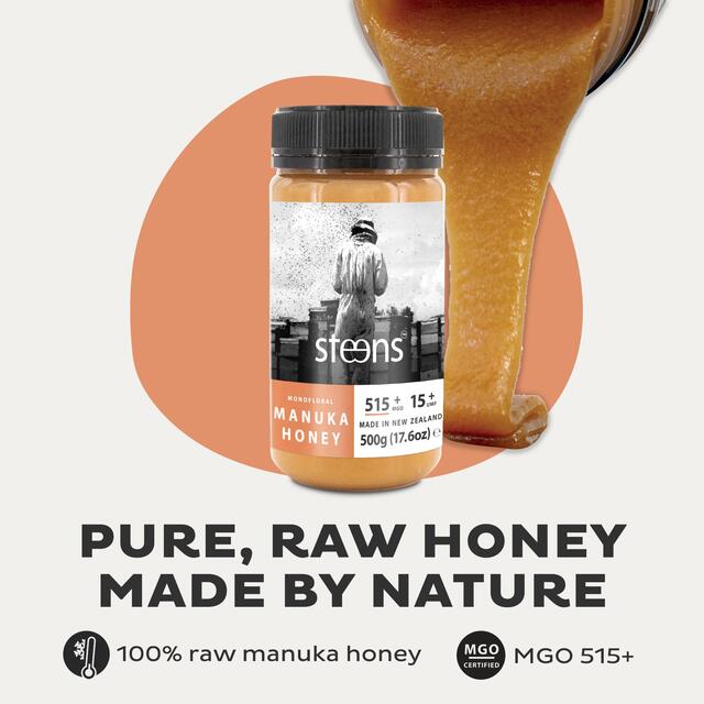 Steens MGO 515+ (UMF15+) Manuka Honey thumbnail 6