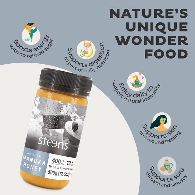 Steens MGO 400+ (UMF13+) Manuka Honey thumbnail 5