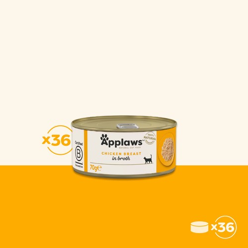Applaws Cat Tin Chicken Bulk Pack  thumbnail 2