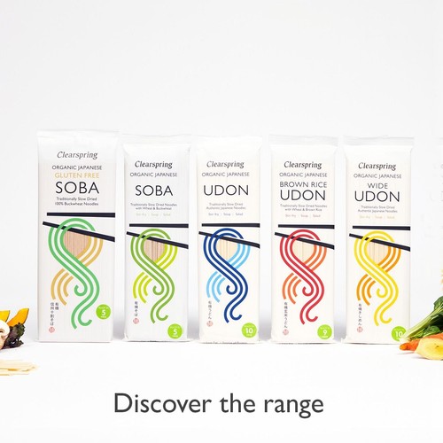 Clearspring Organic Japanese Wide Udon Noodles thumbnail 4