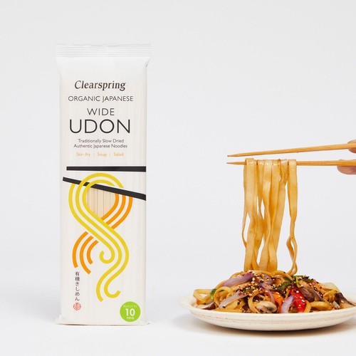 Clearspring Organic Japanese Wide Udon Noodles thumbnail 5