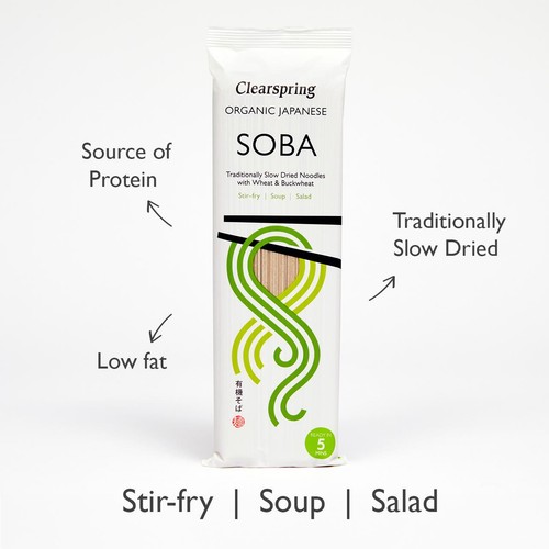 Clearspring Organic Japanese Soba Noodles thumbnail 2