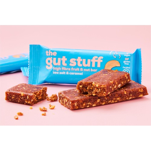 The Gut Stuff Sea Salt & Caramel High Fibre Fruit & Nut Box of Bars thumbnail 3