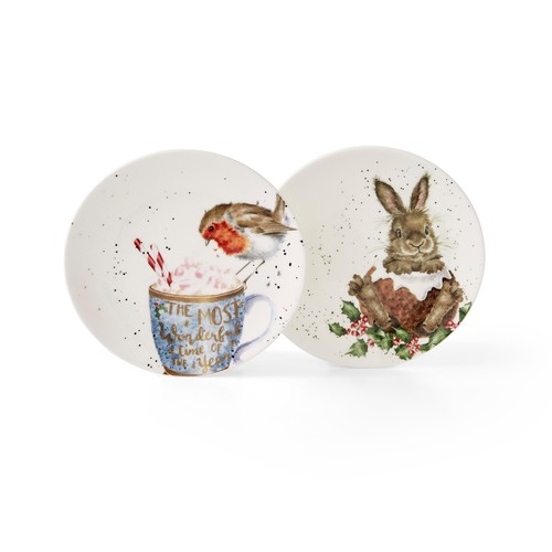 Wrendale Designs Coupe Plates - Set of 2 Boxed Set