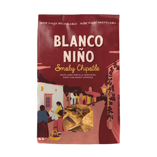 Blanco Nino Smoky Chipotle White Corn Tortilla Chips thumbnail 2