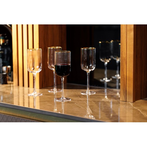 Mikasa Sorrento 4pc Red Wine Glasses, 450ml, Gift boxed thumbnail 4