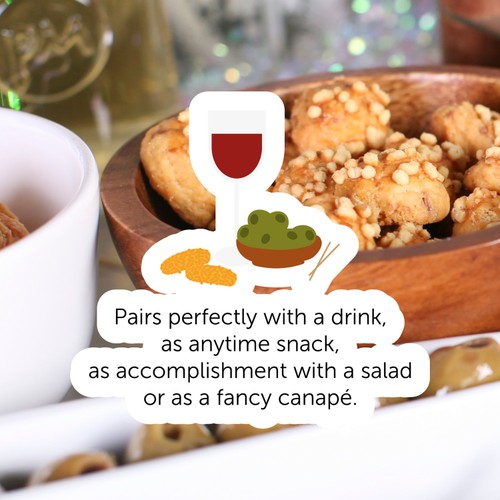 Buiteman Swiss Gruyere Cheese Biscuit Bites thumbnail 4