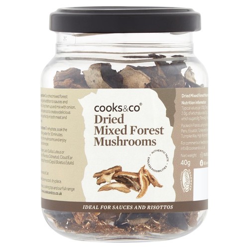 Cooks & Co Dried Mixed Forest Mushrooms thumbnail 2