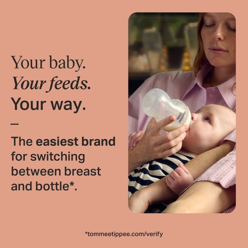 Tommee Tippee Newborn Baby Bottle Starter Kit - Natural Start thumbnail 10