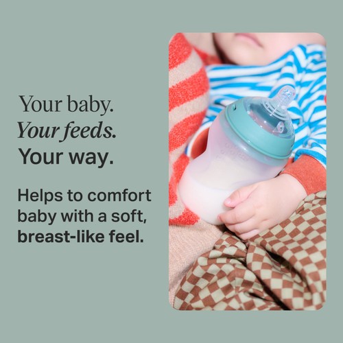 Tommee Tippee Natural Start Silicone Bottle 2 x 260ml pack thumbnail 8