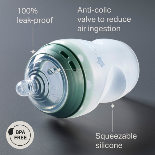Tommee Tippee Natural Start Silicone Bottle 2 x 260ml pack thumbnail 9