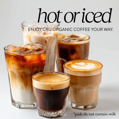 CRU Kafe Organic Fairtrade Bright Roast Pods 10s thumbnail 6