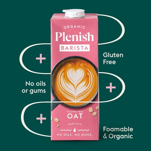 Plenish Organic Oat Barista Milk Long Life thumbnail 4