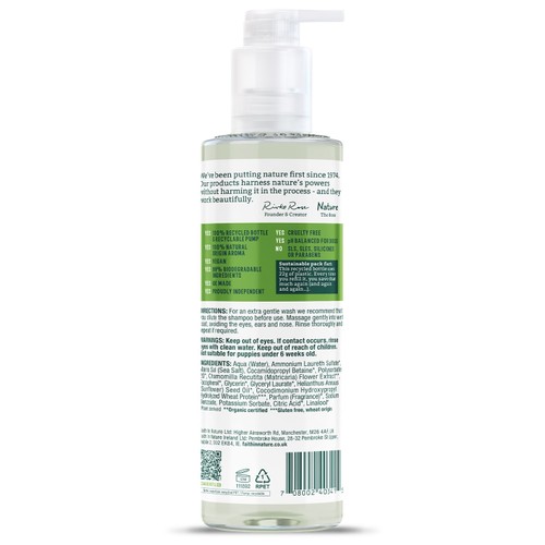 Faith In Nature Dog Care - Shampoo Chamomile thumbnail 2