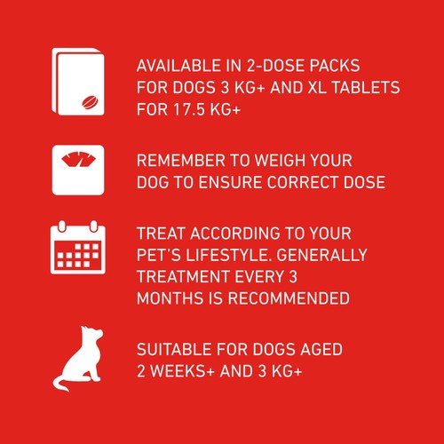 FRONTLINE Wormer Tablets X Large Dog from 17.5kg thumbnail 6