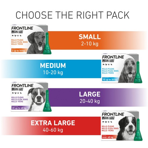 FRONTLINE Plus Small Dog Flea & Tick 2-10kg thumbnail 3